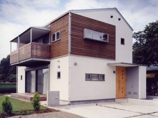 麦畑のある家, 池野健建築設計室 池野健建築設計室 Case moderne Legno Effetto legno