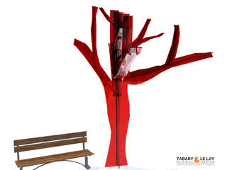 The invisible tree, Frédéric TABARY Frédéric TABARY Commercial spaces چینی مٹی کے برتن