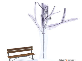 The invisible tree, Frédéric TABARY Frédéric TABARY Commercial spaces Plastic Transparent