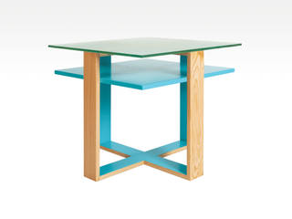 Mesa de centro Cruzeta, Farpa Farpa Salon minimaliste Bois massif Multicolore