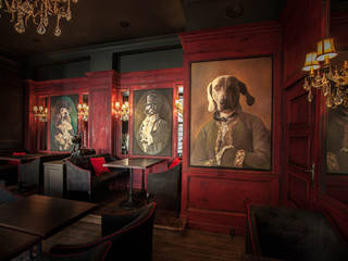 LORD Restaurant, 2kul INTERIOR DESIGN 2kul INTERIOR DESIGN Klassieke woonkamers Hout Hout