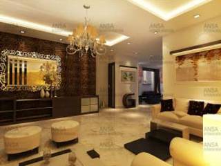 Residential, ANSA Interiors ANSA Interiors Гостиная в азиатском стиле