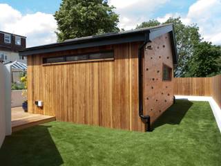 homify Modern Garage and Shed