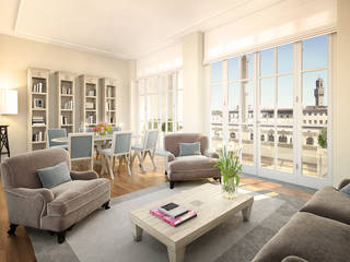 Our Portfolio, DiagrammaStudio DiagrammaStudio Classic style living room Wood Beige