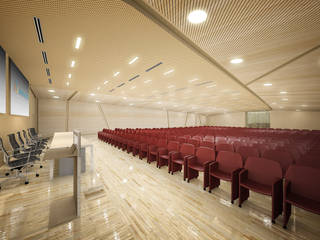 Our Portfolio, DiagrammaStudio DiagrammaStudio Медиа комната в стиле модерн Дерево Эффект древесины