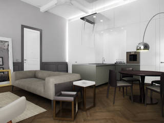 AUS 01 Apartment no.4 in Turin, 3Dedintorni 3Dedintorni مطبخ