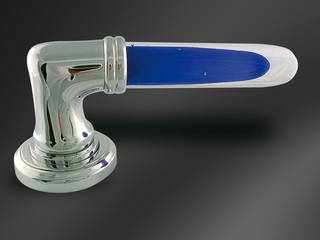 Alberto Colors door handle Collection, Les Verreries de Bréhat Les Verreries de Bréhat Modern style doors Glass