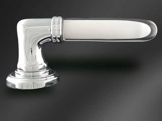 Alberto Colors door handle Collection, Les Verreries de Bréhat Les Verreries de Bréhat Modern style doors Glass