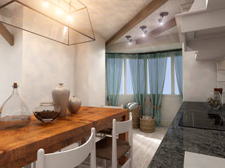 Средиземноморский стиль, Студия дизайна "New Art" Студия дизайна 'New Art' Mediterranean style kitchen