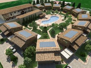 Project of parcelling out, studiosagitair studiosagitair Mediterranean style houses