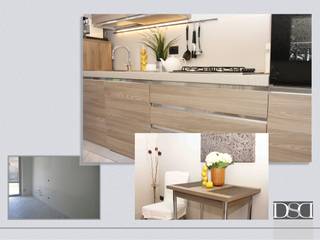 Ristrutturazione appartamento, DemianStagingDesign DemianStagingDesign クラシックデザインの キッチン
