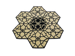 Hexa rug collection, Maria Starling Design Maria Starling Design Suelos Lana Naranja