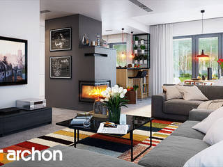 Wnętrze na długie jesienne wieczory , ArchonHome.pl ArchonHome.pl Modern living room