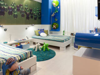 Casa Cor Minas - Quarto dos Netos, Interiores Iara Santos Interiores Iara Santos Classic style nursery/kids room
