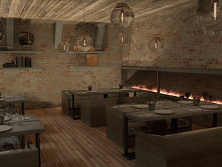 Diseño de mobiliario para restaurantes, Zono Interieur Zono Interieur Commercial spaces Wood effect
