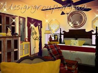 Уют, GNAdesigngroup GNAdesigngroup Colonial style bedroom