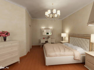 Спальня в частном коттедже. Сочи, Lidiya Goncharuk Lidiya Goncharuk Dormitorios de estilo clásico