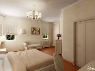 Спальня в частном коттедже. Сочи, Lidiya Goncharuk Lidiya Goncharuk Dormitorios de estilo clásico