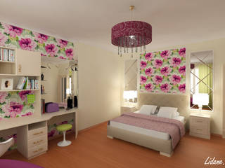 Комната для молодой девушки. Сочи, Lidiya Goncharuk Lidiya Goncharuk Eclectic style bedroom