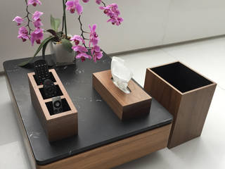 Wood, wood wood Modern living room Side tables & trays