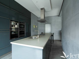 Betonoptik Wandgestaltung Küche, Wandmanufaktur Wandmanufaktur Modern kitchen