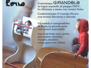 GIRANDOLO, Studio Omodeo Studio Omodeo 北欧デザインの キッチン 天然繊維 ベージュ