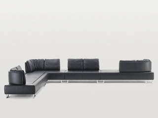 360 Grad Rundum Blick, Design Lounge Hinke Wien Design Lounge Hinke Wien Living room Leather Grey