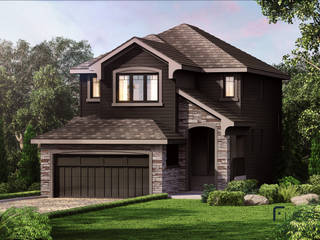 3D Exterior Renderings for Country Homes, FUSSON STUDIO FUSSON STUDIO Casas modernas: Ideas, imágenes y decoración