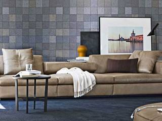 Harmonisches Design mit verstellbarer Sitztiefe., Design Lounge Hinke Wien Design Lounge Hinke Wien Living room Leather Grey