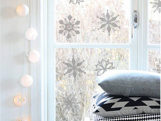 Snowflake Christmas decoration window stickers Vinyl Impression Moderne Fenster & Türen Fensterdekoration