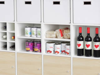 HALVERA - Extra Fach für Expedit Regal, NSD New Swedish Design GmbH NSD New Swedish Design GmbH Kitchen چپس بورڈ