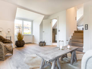 Homestaging Musterwohnung auf Sylt, Immofoto-Sylt Immofoto-Sylt Country style living room