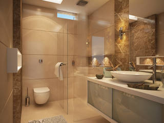 Luxury Bathrooms, FUSSON STUDIO FUSSON STUDIO Modern bathroom