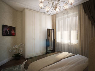 Спальня для молодой девушки, Solo Design Studio Solo Design Studio Klassische Schlafzimmer Beige