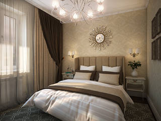 Спальня для молодой девушки, Solo Design Studio Solo Design Studio Klassische Schlafzimmer Beige