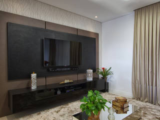 Apartamento Frankfurt, Cembrani móveis Cembrani móveis Salas de estar modernas