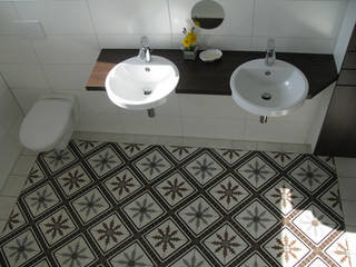 Marokkaanse cementtegels van Articima artikelnr. 400, Articima Articima Mediterranean style bathroom