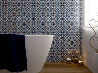 Ambiente Bagno, CERAMICHE MUSA CERAMICHE MUSA Modern bathroom Ceramic Blue