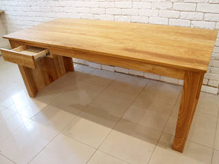 Ash family table, Design-namu Design-namu Country style dining room