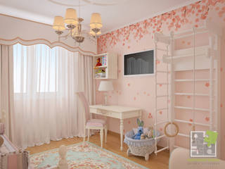 Детская для девочки, Елена Марченко (Киев) Елена Марченко (Киев) Classic style nursery/kids room