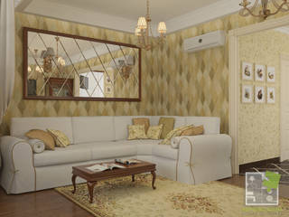 Гостиная-студио, Елена Марченко (Киев) Елена Марченко (Киев) Classic style living room