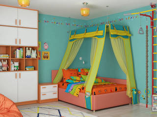 Детская комната, Елена Марченко (Киев) Елена Марченко (Киев) Детские комната в эклектичном стиле