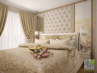 Спальня, Елена Марченко (Киев) Елена Марченко (Киев) Classic style bedroom