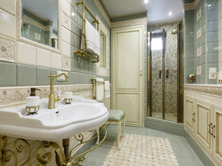 квартира на ВО, Галерный проезд д.5., Valeria Ganina Valeria Ganina Bathroom