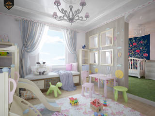 детская для девочки, Decor&Design Decor&Design Classic style nursery/kids room