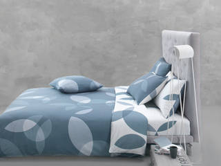 SLICE - bed collection, LUIGI SEMERARO design LUIGI SEMERARO design Nowoczesna sypialnia