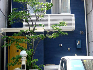 東住吉の家, あお建築設計 あお建築設計 Moderne huizen Blauw