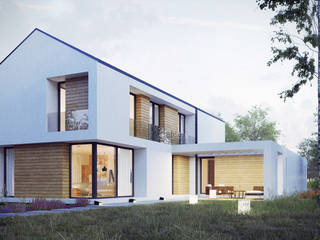 Dom Szczery, Z3Z ARCHITEKCI Z3Z ARCHITEKCI Minimalist houses Wood Wood effect