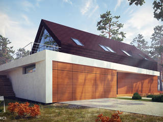 Dom Prosto-Kątny, Z3Z ARCHITEKCI Z3Z ARCHITEKCI Modern houses لکڑی Wood effect