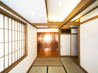 来迎寺 庫裏, 山本想太郎設計アトリエ 山本想太郎設計アトリエ クラシカルスタイルの 寝室 白色